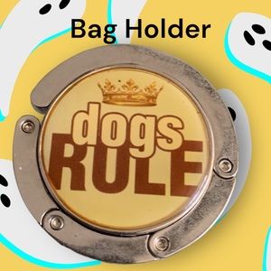 Purse hanging for restaurants, work, desks, bars and more